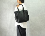 【SHRINK】シュリンクレザー ドレープトート SKB-022SH2