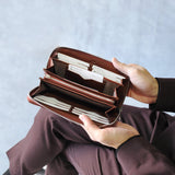 【ANTIQUE MESH】ラウンドファスナー 長財布 SKW-AM01