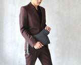 【EDGE】コンビレザー クラッチバッグ SKB-EG04