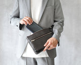 【EDGE】コンビレザー 2WAY クラッチショルダー SKB-EG05