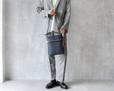 【EDGE】コンビレザー 薄マチショルダー SKB-EG07