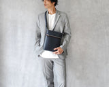 【EDGE】コンビレザー 薄マチショルダー SKB-EG07