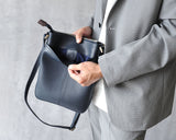 【EDGE】コンビレザー 薄マチショルダー SKB-EG07