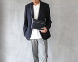 【EDGE】コンビレザー 2WAY クラッチショルダー SKB-EG05