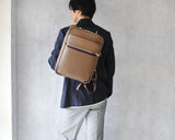 【EDGE】コンビレザー 3WAY スクエアバックパック SKB-EG06