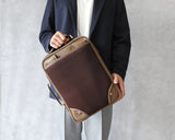 【EDGE】コンビレザー 3WAY スクエアバックパック SKB-EG06