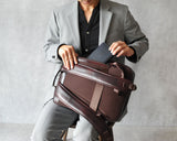 【LINE】アンティークレザー スクエアバックパック SKB-LN10