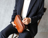 【LINE】アンティークレザー 2WAYクラッチショルダー SKB-LN08