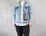 【GENDER2】シュリンクレザー スマホショルダー SKB-022GD8