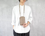 【GENDER2】シュリンクレザー スマホショルダー SKB-022GD8