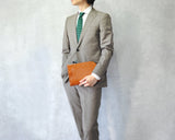 【REVALUE】ベジタブルタンニンレザー クラッチバッグ SKB-020RV5