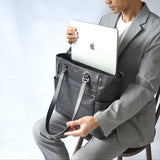 【NOBLE】オイルレザー サイドポケットトートバッグ SKB-NB04