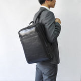 【NOBLE】オイルレザー スクエアバックパック SKB-NB05