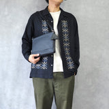 【MATTE】ソフトレザー 横型フラップショルダー SKB-MT06