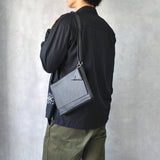 【MATTE】ソフトレザー 横型フラップショルダー SKB-MT06