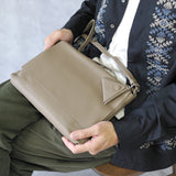 【MATTE】ソフトレザー 横型フラップショルダー SKB-MT06