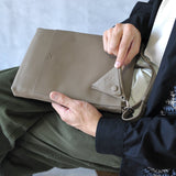 【MATTE】ソフトレザー 縦型フラップショルダー SKB-MT05