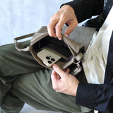 【MATTE】ソフトレザー 縦型フラップショルダー SKB-MT05