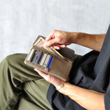 【MATTE】ソフトレザー L型ファスナー長財布 SKW-MT19