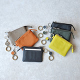 【MATTE】ソフトレザー リール付きマルチコインケース SKW-MT21