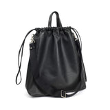 【FIT】WATERPROOFレザー 2WAY巾着バッグL SKB-021FT7