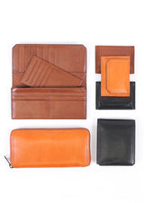 【CUT】ベジタブルタンニンレザー ラウンドロングウォレット SKW-014200