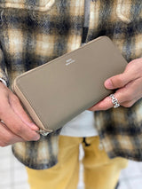 【GENDER】シュリンクレザー ラウンドロングウォレット SKW-020GD1