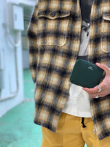 【GENDER】シュリンクレザー ラウンドショートウォレット SKW-020GD2