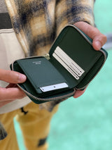 【GENDER】シュリンクレザー ラウンドショートウォレット SKW-020GD2