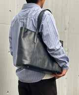 【REVALUE】ベジタブルタンニンレザー サイドポケットトートバッグ SKB-020RV1