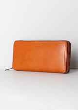 【CUT】ベジタブルタンニンレザー ラウンドロングウォレット SKW-014200