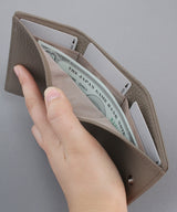 【GENDER】シュリンクレザー 三つ折りウォレット SKW-020GD4