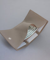 【GENDER】シュリンクレザー 三つ折りウォレット SKW-020GD4