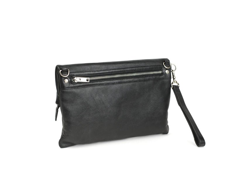 【FIT】WATERPROOFレザー 2WAY 口折れクラッチショルダー SKB-021FT4