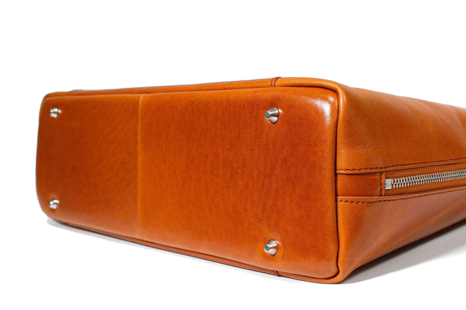 REVALUE】ベジタブルタンニンレザー サイドポケットトートバッグ SKB